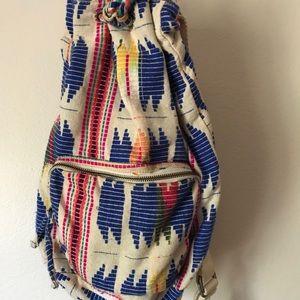 Small American Eagle woven backpack